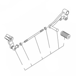 Shift Gear Pedal Yamaha MT-03 / MT-25