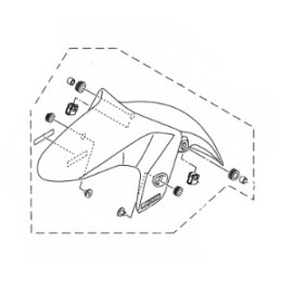 Garde Boue Avant Yamaha MT-03 / MT-25