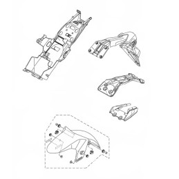 Garde Boue Avant Yamaha MT-03 / MT-25