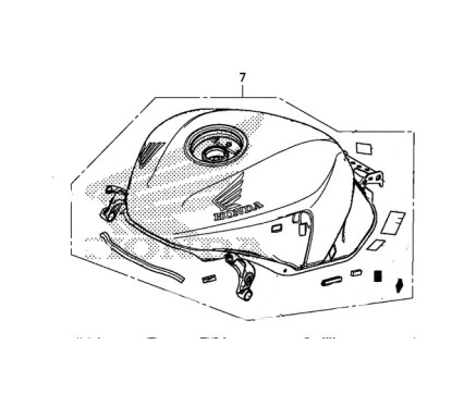 Reservoir Essence Honda CBR 650F
