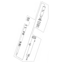 Fourche Avant Gauche Yamaha MT-03 / MT-25