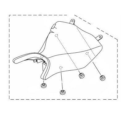 Selle Conducteur Yamaha MT-03 / MT-25