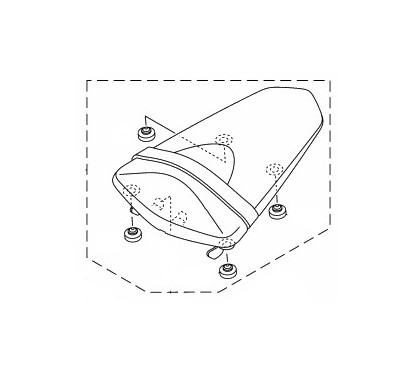 Selle Passager Yamaha MT-03 / MT-25