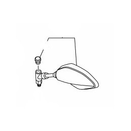 Rétroviseur Gauche Yamaha MT-03 / MT-25