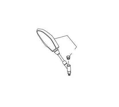 View Mirror Right Yamaha MT-03 / MT-25