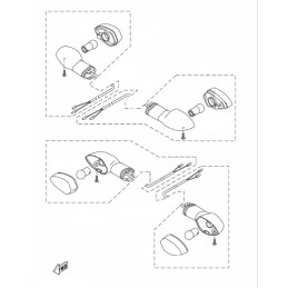 Clignotant Arrière Gauche Yamaha MT-03 / MT-25