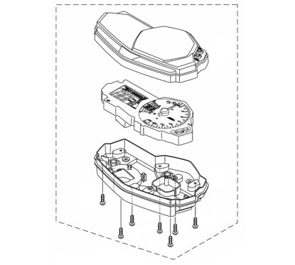 Compteur Yamaha MT-03 / MT-25