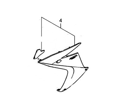 Cowling Left Side Honda CBR 650F