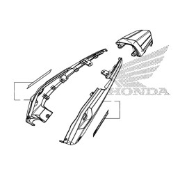 Carénage Supérieur Arrière Honda CB500X 2016 2017 2018