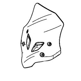 Bulle Saute Vent Honda CB500X 2016 2017 2018