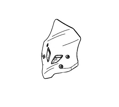 Windscreen Honda CB500X 2016 2017 2018