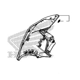 Carénage Avant Droit Honda CB500X 2016 2017 2018