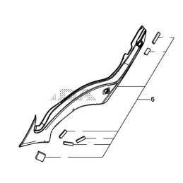 Side Cover Left under Seat Honda CBR 650F