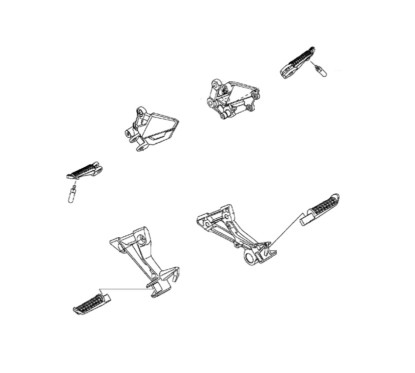 Step Rear Right Kawasaki Ninja 300