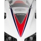 Stripe Upper Cowling Honda CBR300R Bicolor White/Red 2015
