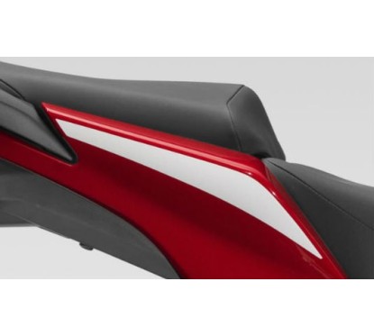Stripe Rear Right Cover Honda CBR300R Bicolor White/Red