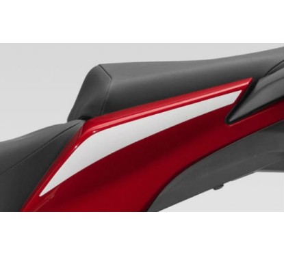 Stripe Rear Left Cover Honda CBR300R Bicolor White/Red