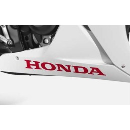 Autocollant Logo Inférieur 280mm Honda CBR300R Bicolor Blanc/Rouge