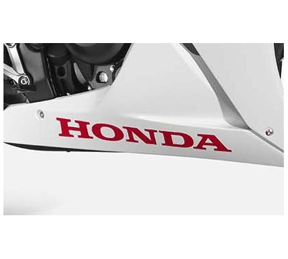 Autocollant Logo Inférieur 280mm Honda CBR300R Bicolor Blanc/Rouge