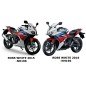 Mark 280mm Cowling Under Honda CBR300R Bicolor White/Red