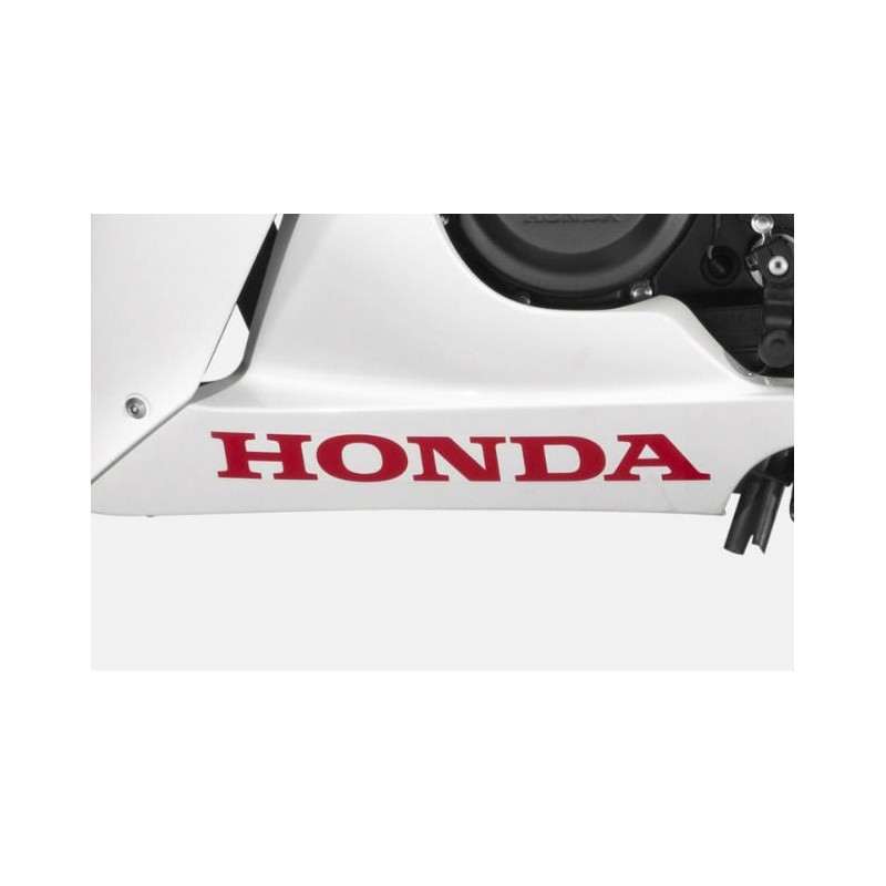 Autocollant Logo Inférieur 330mm Honda CBR300R Bicolor Blanc/Rouge