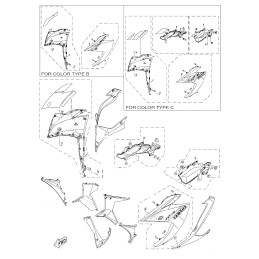 Carénage Inférieur Droit Yamaha YZF R3 / R25