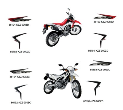 Stripe Shroud Left Honda CRF 250L 2012