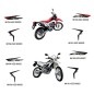 Stripe Shroud Left Honda CRF 250L 2012