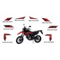 Stripe Right Side Cover Honda CRF 250M 2013 Stripe Right Side Cover Honda CRF 250M 2013