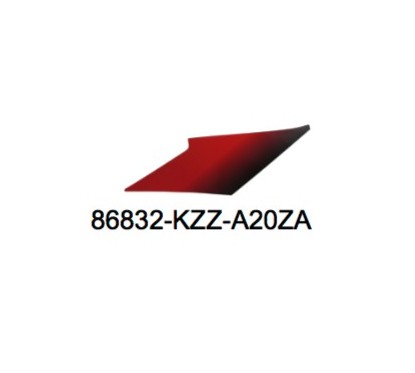 Autocollant Flanc arrière Gauche Honda CRF 250M