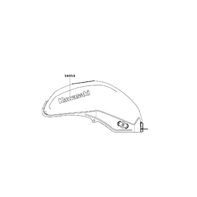 Mark Tank Kawasaki Er6n 650 2009/10/11