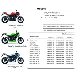 Front Fender Kawasaki Z250