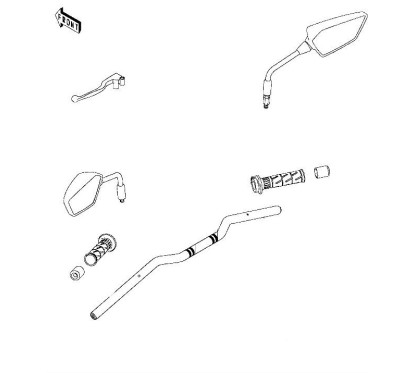 Handle Bar Kawasaki Z300