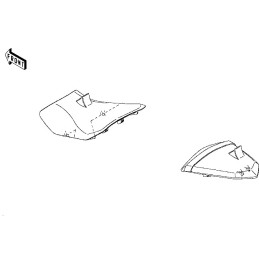 Driver Seat Kawasaki Z250