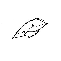 Cowling Headlight Right Kawasaki Z250