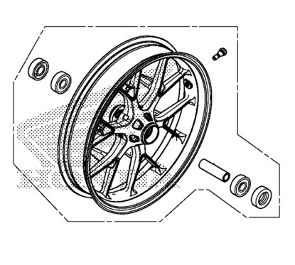Front Wheel Honda CB500F