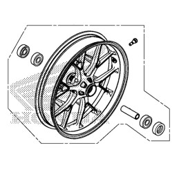Front Wheel Honda CB500X