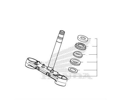 T de Fourche Honda MSX GROM 125SF