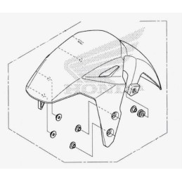 Garde Boue Avant Honda Msx 125SF
