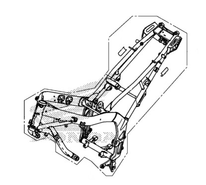 Body Set Frame Honda CB650F