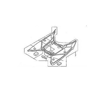 Floor Step Honda SH125i / SH150i