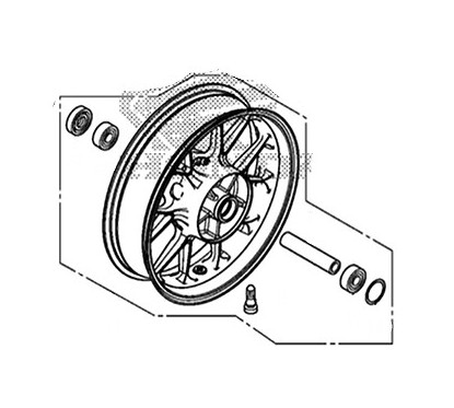 Rear Wheel Honda CB500F