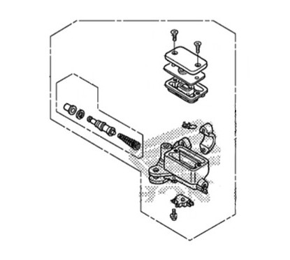 Maitre Cylindre Frein Avant Honda CB500F