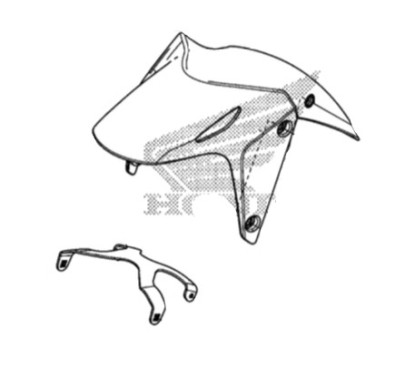 Support Garde Boue Avant Honda CB500F
