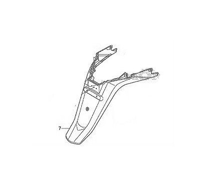 Garde Boue Arrière Honda SH125i / SH150i