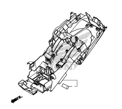Fender Rear Inner Complete Honda CB500X