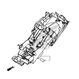 Fender Rear Inner Complete Honda CBR 500R
