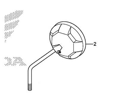 Rétroviseur Honda Msx 125 / Grom 125