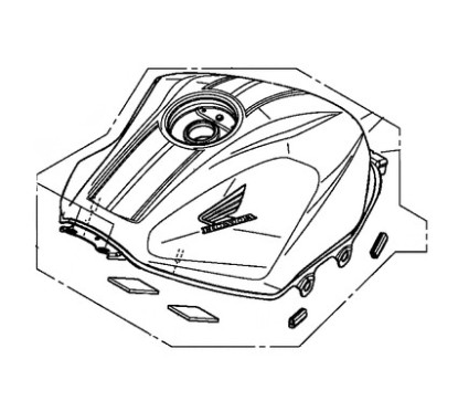 Reservoir Essence Honda CB500F 2016 2017 2018