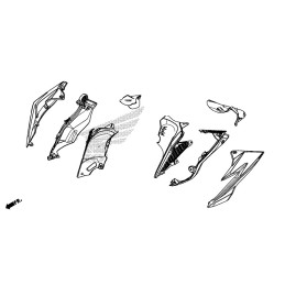 Cowling Right Honda CB500F 2016 2017 2018